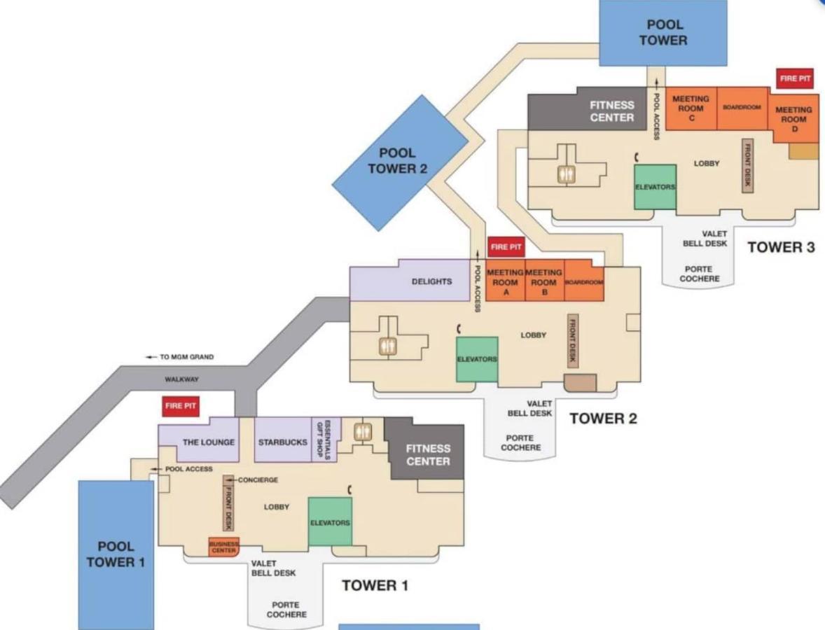 Balcony Full Strip View Suite Mgm Signature Free Valet Las Vegas Eksteriør billede
